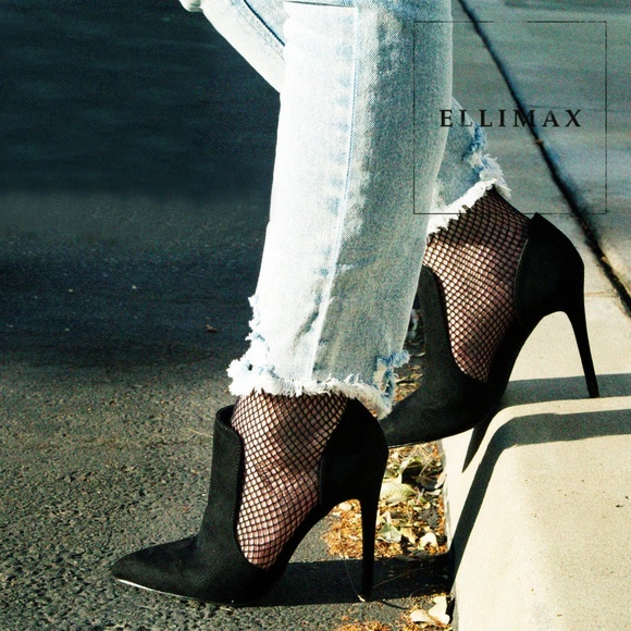 NEW🔥 Closed Toe Mules Ankle Booties Stiletto Heel - Picture 2 of 7